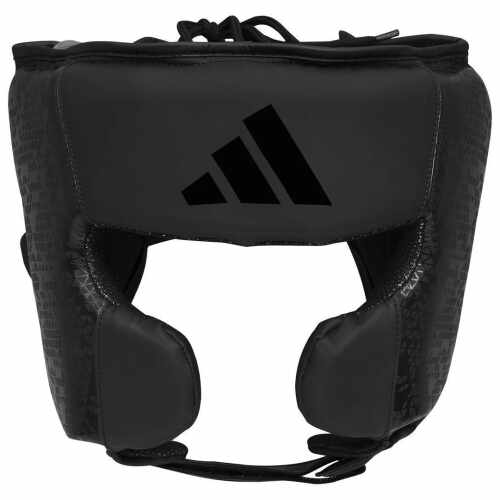 Adidas Combat 50 Hoofdbeschermer - PU - Volledig zwart