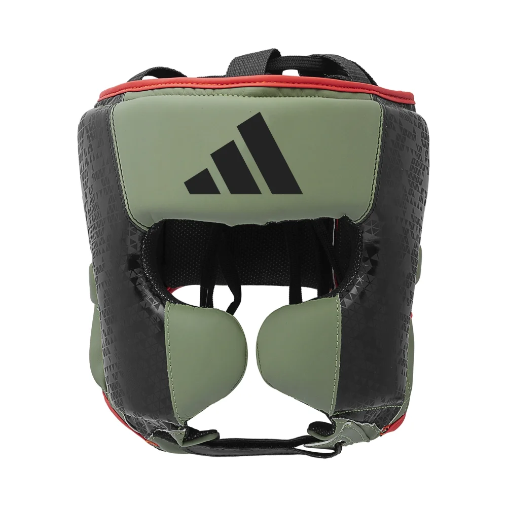Adidas Combat 50 Hoofdbeschermer - PU - Groen/Zwart