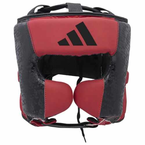 Adidas Combat 50 Hoofdbeschermer - PU - Rood/Zwart