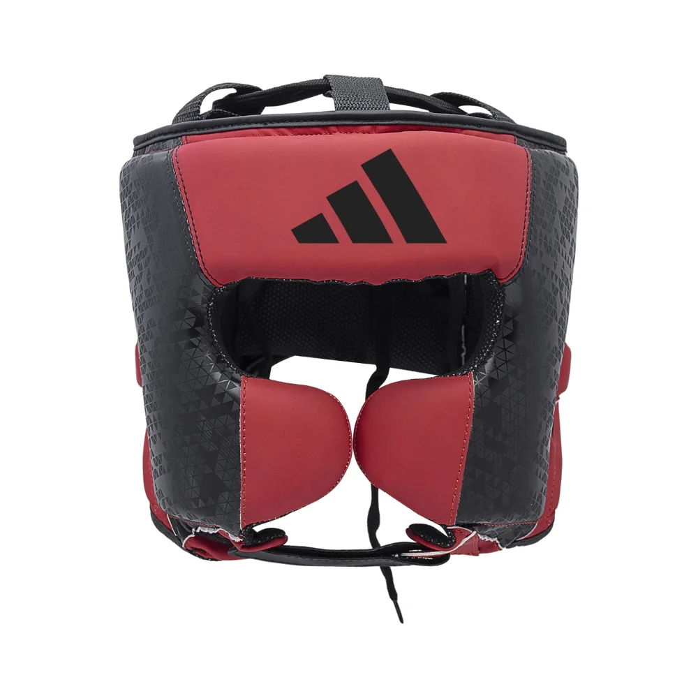 Adidas Combat 50 Hoofdbeschermer - PU - Rood/Zwart