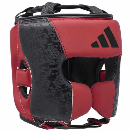 Adidas Combat 50 Hoofdbeschermer - PU - Rood/Zwart