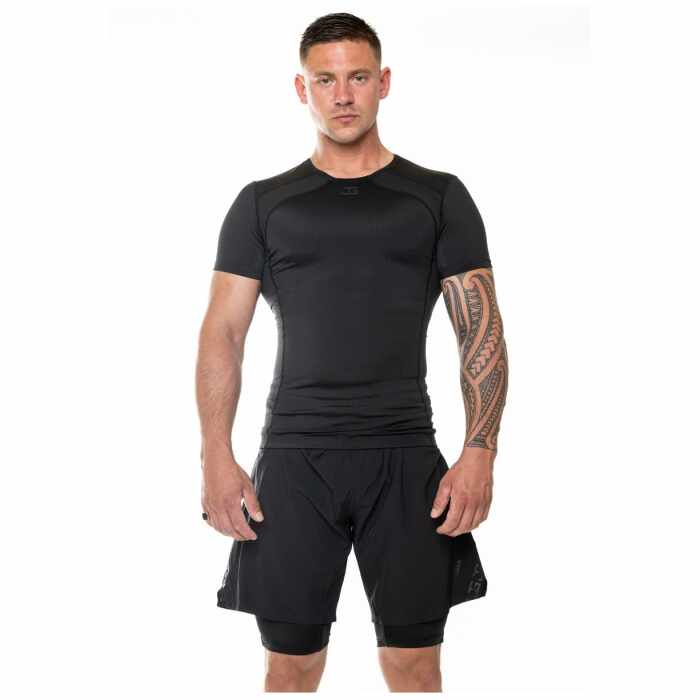Joya Rashguard Korte Mouw - Zwart/Zwart 1 Joya Rashguard Korte Mouw - Zwart/Zwart