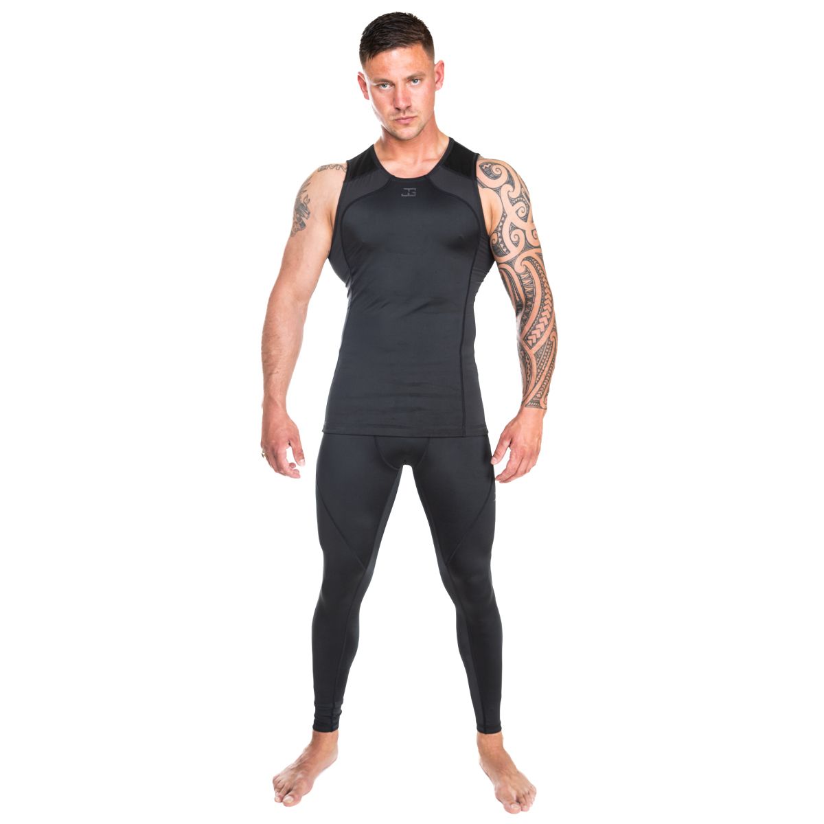Joya Rashguard Tanktop - Zwart/Zwart