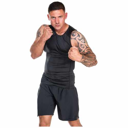 Joya Rashguard Tanktop - Zwart/Zwart