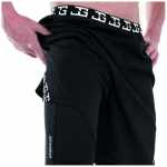 2-1 kort met lange legging - Zwart/Wit