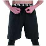 2-1 kort met lange legging - Zwart/Wit