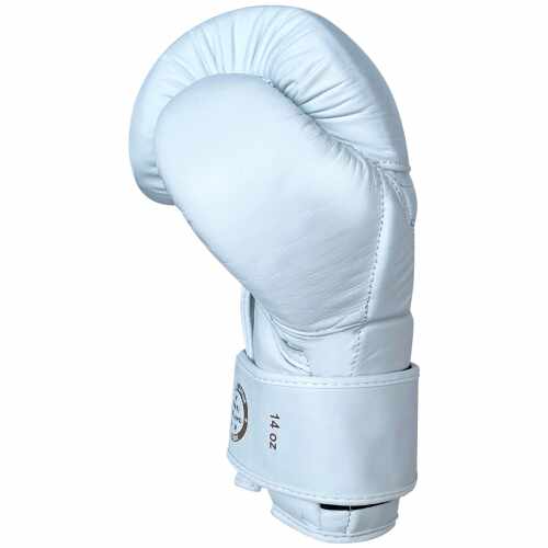 Joya Falcon Bokshandschoenen Leer - Wit/Goud