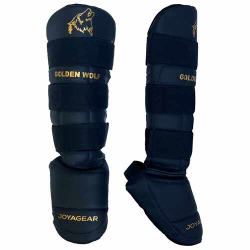 Joya WOLF Scheenbeschermers - Zwart/Goud