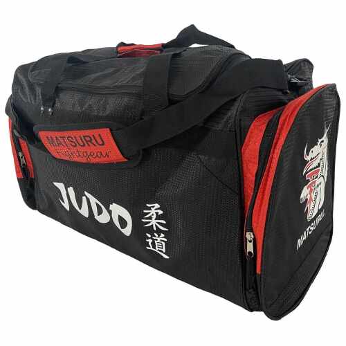 Matsuru Hong Ming Judo Sporttas Zwart - Rood - Klein - jokasport.nl