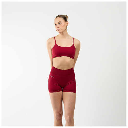 Fittastic Sportswear Scrunch short Bordeuax red