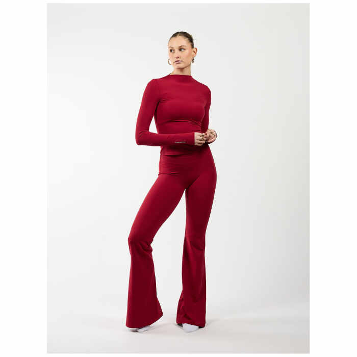 Fittastic Sportswear Longsleeve Bordeaux red