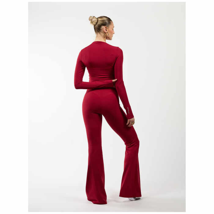 Fittastic Sportswear Longsleeve Bordeaux red